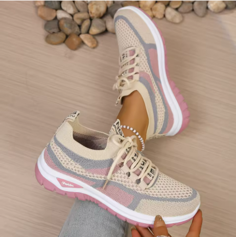 Khaki / Pink / 43